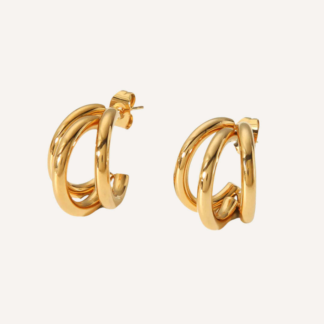 Triple Hoops Earrings