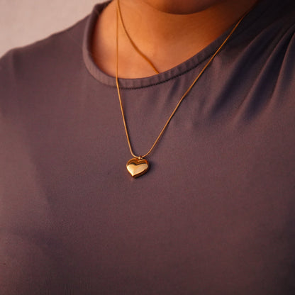 Heart Gold Chain Necklace